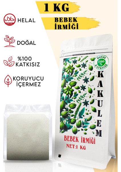 Sertifikalı Ek Gıda Bebek Irmiği 1 kg