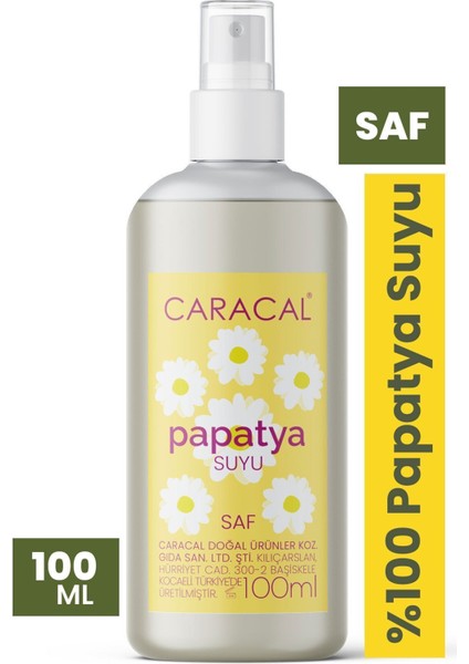 Saf Papatya Suyu Saç Ve Yüz Toniği 100 ml