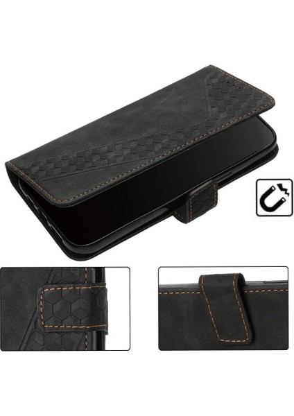 Realme C63 4g Manyetik Kapak Için Telefon Kılıfı Folio Kickstand Cüzdan Kartı (Yurt Dışından) modelleri
