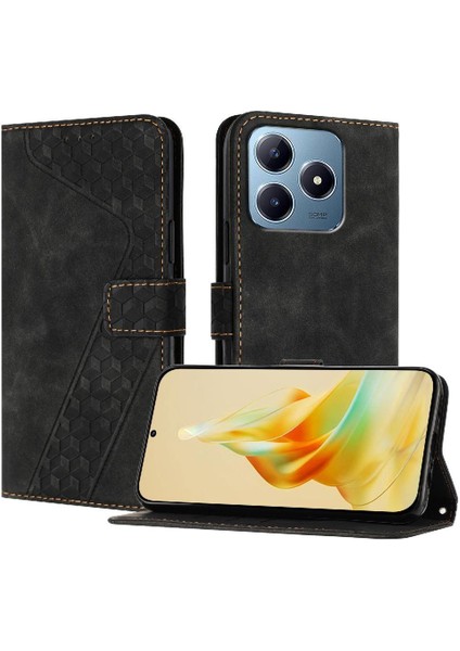 Realme C63 4g Manyetik Kapak Için Telefon Kılıfı Folio Kickstand Cüzdan Kartı (Yurt Dışından) indirimleri