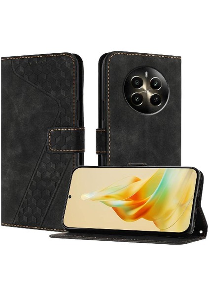 Realme 12 Artı Flip Folio Kart Yuvaları Için Telefon Kılıfı Kapak Cüzdan Manyetik (Yurt Dışından) indirimleri