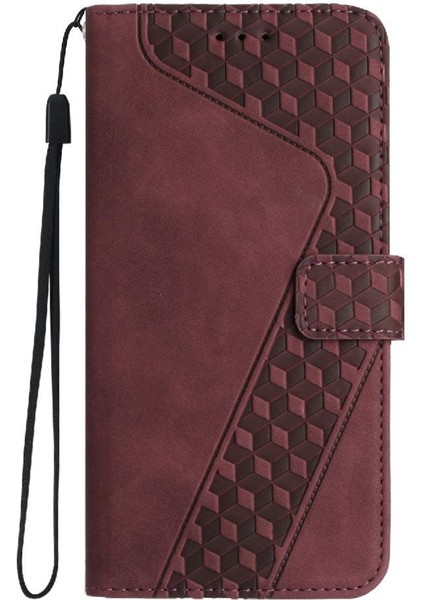 Realme 12 Artı Flip Folio Kart Yuvaları Için Telefon Kılıfı Kapak Cüzdan Manyetik (Yurt Dışından)