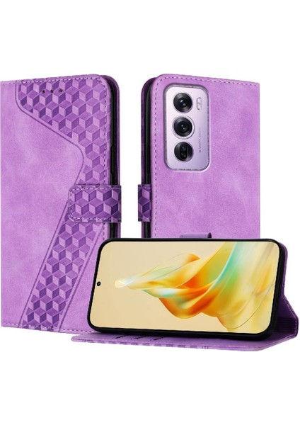 Oppo Phone 12 Pro 5g Için Telefon Kılıfı Cüzdan Kickstand Manyetik Flip Folio (Yurt Dışından)