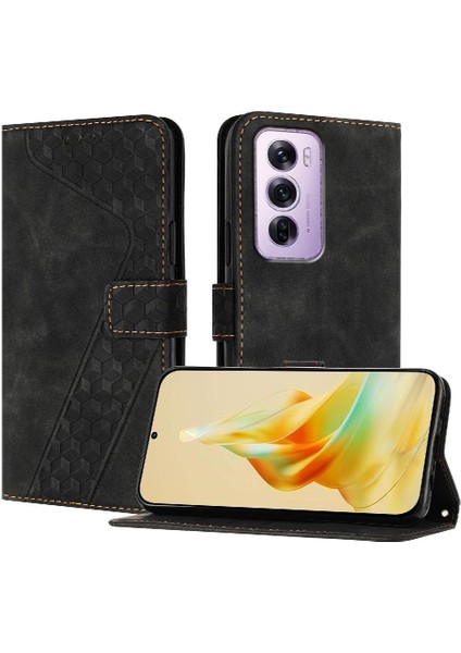 Oppo Phone 12 Pro 5g Için Telefon Kılıfı Cüzdan Kickstand Manyetik Flip Folio (Yurt Dışından)