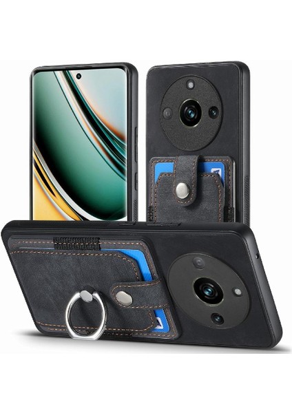 Realme 11 Pro Crad Yuvası Için Kılıf Manyetik Araç Montaj Standı Halka Tutucu (Yurt Dışından)