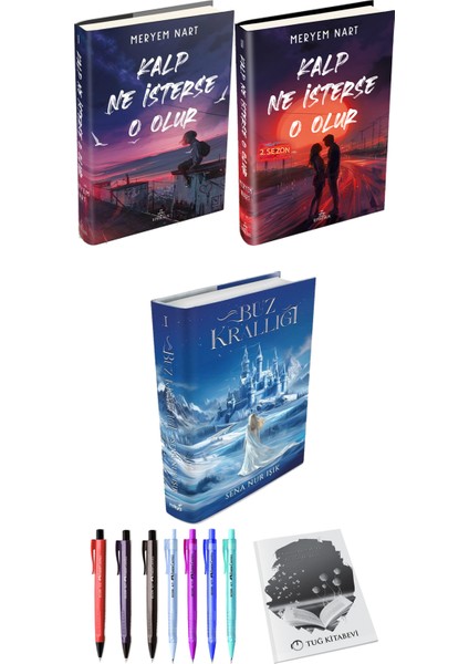 Kalp Ne Isterse O Olur 2li Set Ciltli Meryem Nart ve Buz Krallığı Ciltli Sena Nur Işık