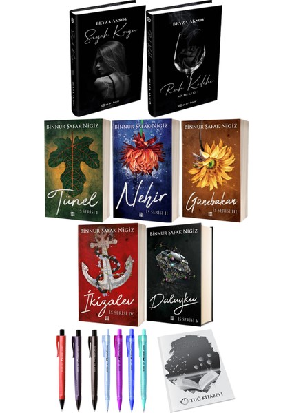 Siyah Kuğu: Ruh Kadehi - Tünel - Nehir - Günebakan - Ikizalev - Daluyku - 7 Kitap