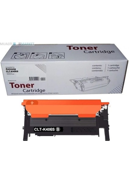 Samsung CLT-K406S Siyah Muadil Toner 365 / Samsung CLX-3305 / CLP-365W / SL-C460 / C410 TONERI