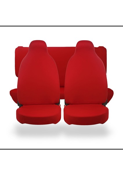 Seat Ibıza Hb Için Uyumlu Servis Kılıfı Kırmızı