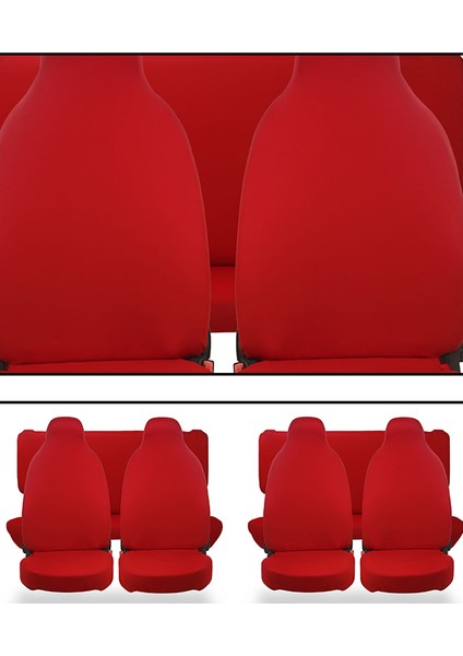 Seat Ibıza Hb Için Uyumlu Servis Kılıfı Kırmızı modelleri