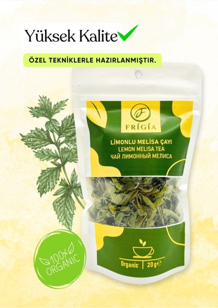 Limonlu Melisa Çayı 20 gr Doğal