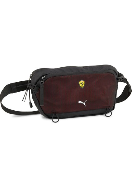 Ferrari Race Erkek Siyah Günlük Stil Bel Çantası 09066302
