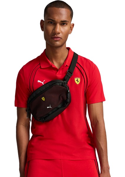 Ferrari Race Erkek Siyah Günlük Stil Bel Çantası 09066302 modelleri