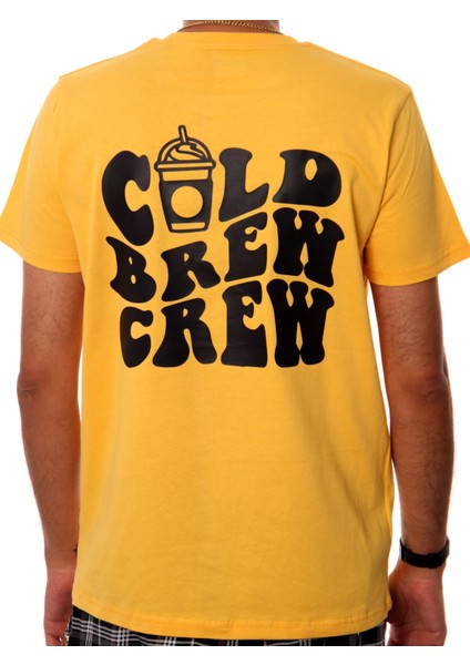 Cold Brew Crew  Sarı Tişört