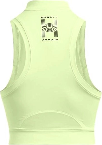 Under Armour Run Anywhere Crop Tank Kadın Yeşil Koşu Atlet 1386344-383