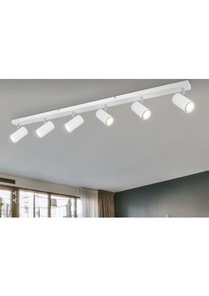 Demet Habek Mylights 120CM Metal Gövdeli Panasonic Gün Işığı LED Ampullü Hareketli Spor Modern LED Avize LED