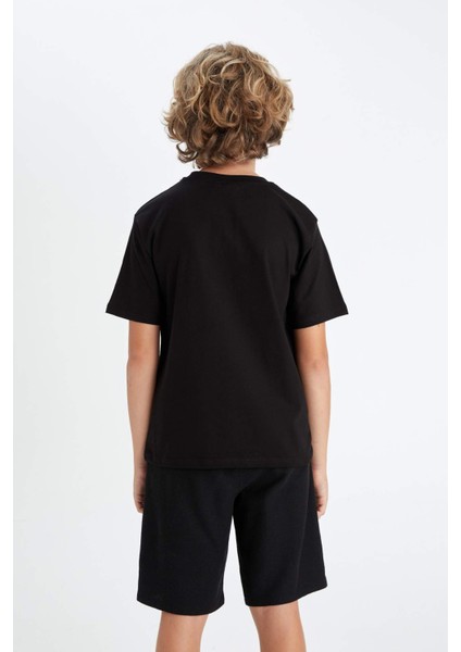 Erkek Çocuk Star Wars Bisiklet Yaka Kısa Kollu Tişört D2101A824HS