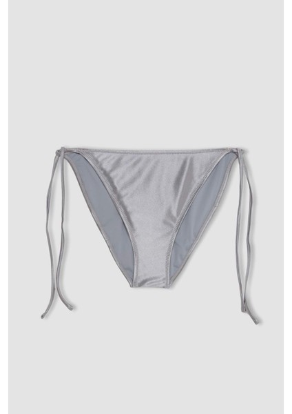 Regular Fit Saten Bağcıklı Bikini Altı-Fall in Love B6934AX24HS