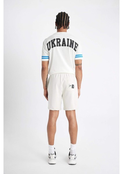 DeFactoFit NBA Milwaukee Bucks Standart Fit Kısa Paça Şort C4459AX24HS