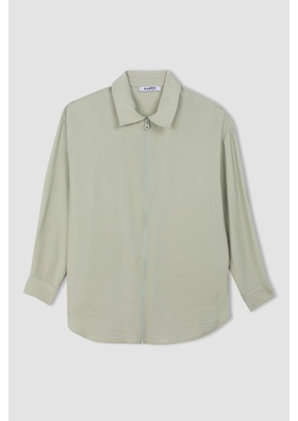 Relax Fit Uzun Kollu Tesettür Gömlek Tunik C8855AX24SM
