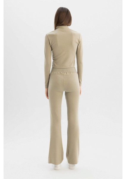 Coool Flare Fit Ribana Basic Eşofman Altı D0651AX24SP