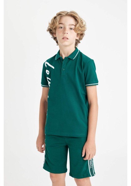 Erkek Çocuk Pike Kısa Kollu Polo Tişört