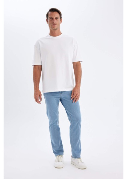 Sergio Regular Fit Normal Kalıp Normal Bel Boru Paça Jean Pantolon D2413AX24SM