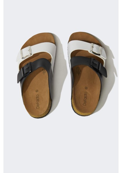 Erkek Çocuk Düz Taban Çift Bantlı Terlik C8602A824HS