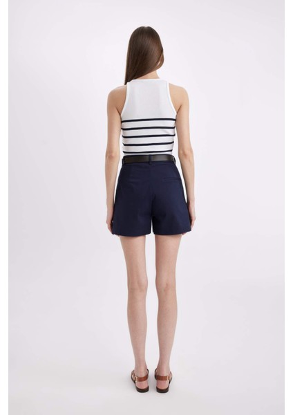 Yüksek Bel Kısa Paça Şort D2603AX24SM