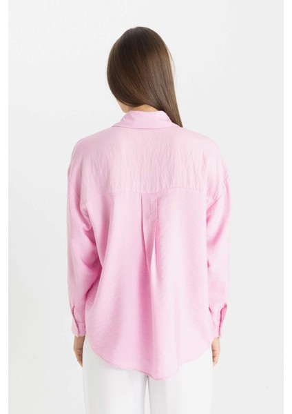 Relax Fit Uzun Kollu Tesettür Gömlek Tunik C8671AX24SM