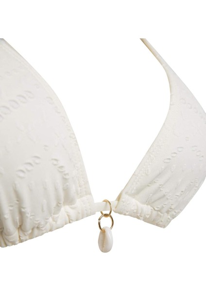 Fall in Love Regular Fit Nakışlı Brode Üçgen Bikini Üstü B6894AX24SM