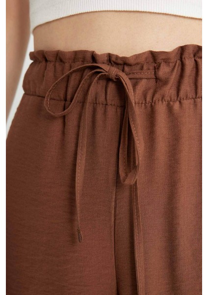 Beli Lastikli Keten Görünümlü Kapri A6764AX24SM indirimleri