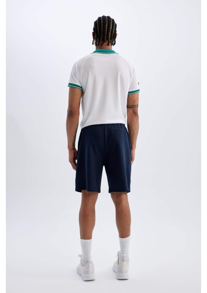 Fit Standart Fit Sporcu Basic Düz Kısa Paça Şort C0427AX24SM