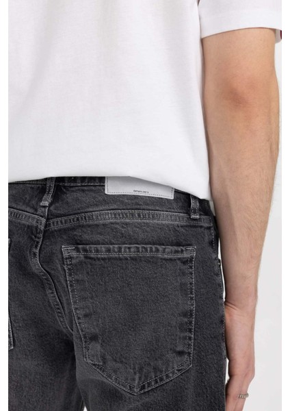 Slim Tapered Fit Dar Kalıp Normal Bel Daralan Paça Jean Pantolon C4221AX24SP