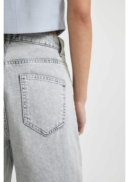 90's Wide Leg Yüksek Bel Geniş Paça Uzun Jean Pantolon B5008AX24SM