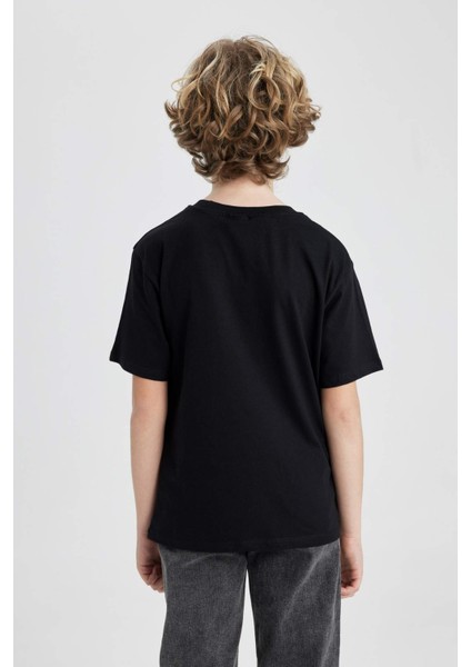 Erkek Çocuk Avatar the Last Airbender Bisiklet Yaka Kısa Kollu Tişört