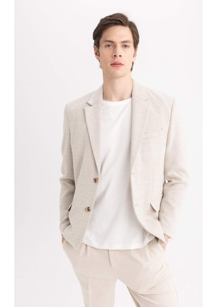 Modern Fit Astarlı Blazer Ceket C5990AX24SP