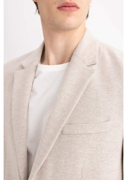 Modern Fit Astarlı Blazer Ceket C5990AX24SP