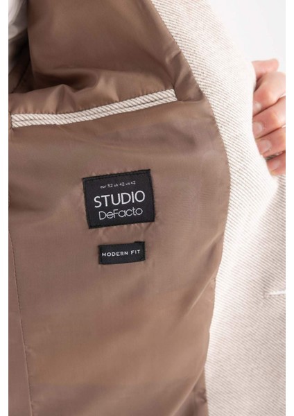 Modern Fit Astarlı Blazer Ceket C5990AX24SP