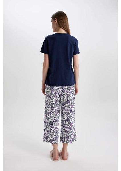 Fall in Love Regular Fit Kısa Kollu Pijama Takımı B6194AX24SP