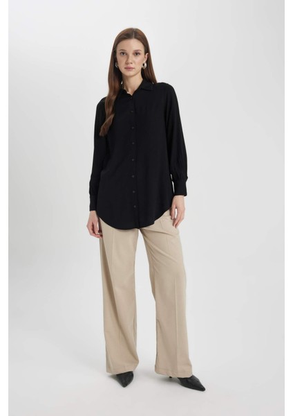 Regular Fit Uzun Kollu Gömlek Tunik Z3538AZ24SP