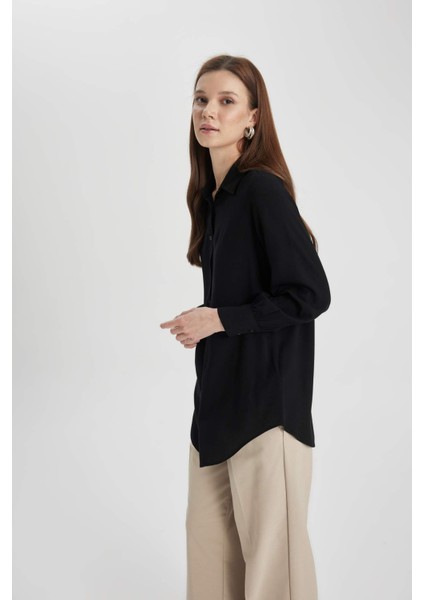 Regular Fit Uzun Kollu Gömlek Tunik Z3538AZ24SP