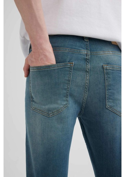 Super Skinny Ekstra Dar Kalıp Normal Bel Ekstra Dar Paça Jean Pantolon R8760AZ24SP