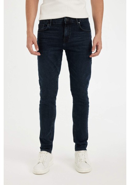 Carlo Skinny Fit Ekstra Dar Kalıp Normal Bel Ekstra Dar Paça Jean Pantolon B3620AX24SP