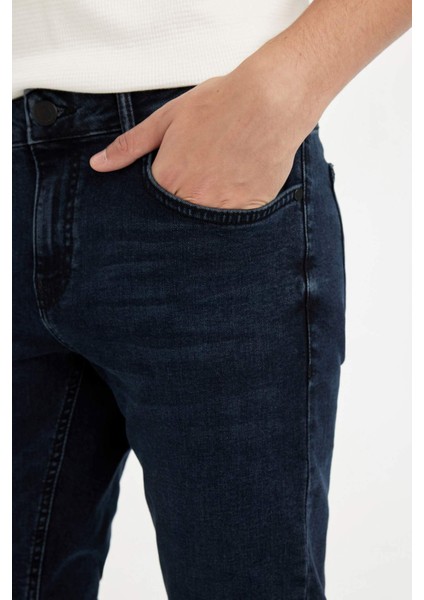 Carlo Skinny Fit Ekstra Dar Kalıp Normal Bel Ekstra Dar Paça Jean Pantolon B3620AX24SP