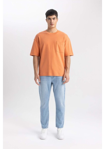 90's Slim Fit Dar Kalıp Yüksek Bel Dar Paça Jean Pantolon C1816AX24SP