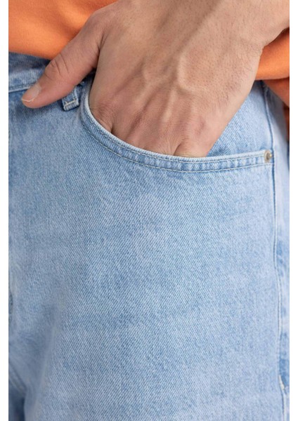 90's Slim Fit Dar Kalıp Yüksek Bel Dar Paça Jean Pantolon C1816AX24SP