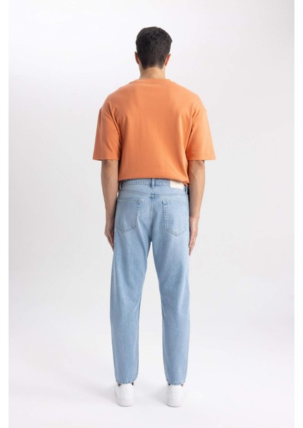 90's Slim Fit Dar Kalıp Yüksek Bel Dar Paça Jean Pantolon C1816AX24SP