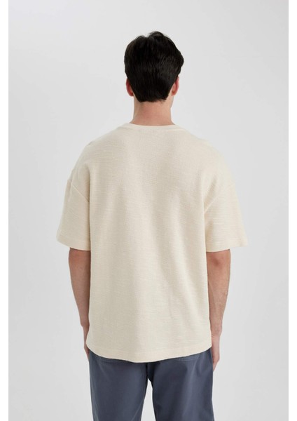 Comfort Regular Fit Rahat Kalıp Bisiklet Yaka Kısa Kollu Tişört B9285AX24SP