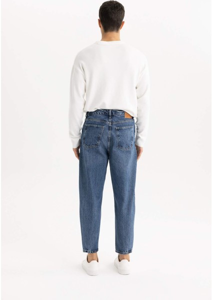 Wiser Wash Balloon Fit Bol Kalıp Yüksek Bel Normal Paça Jean Pantolon B4378AX23AU